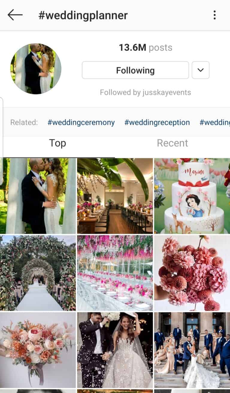 The Best Hashtags for Wedding Planners - The Event Certificate ...