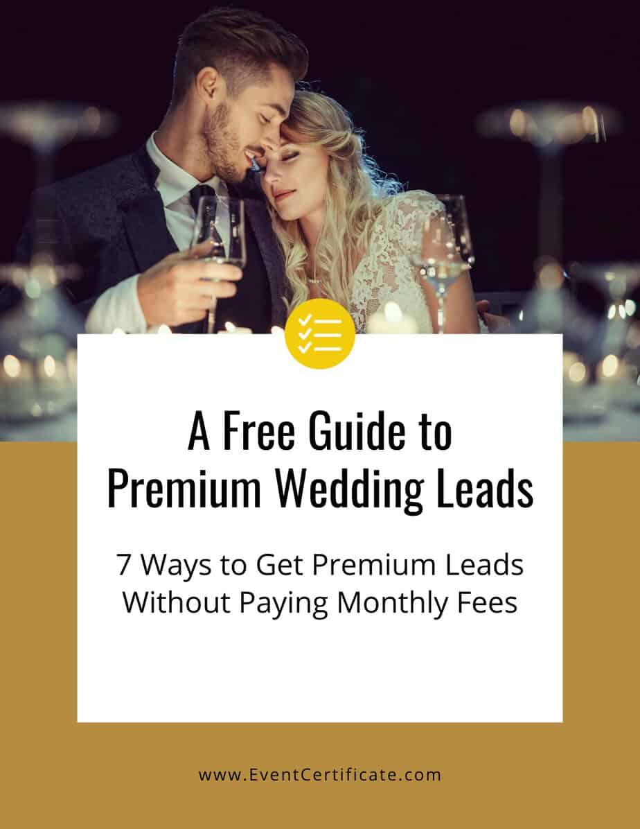 a free guide to premium wedding leads image