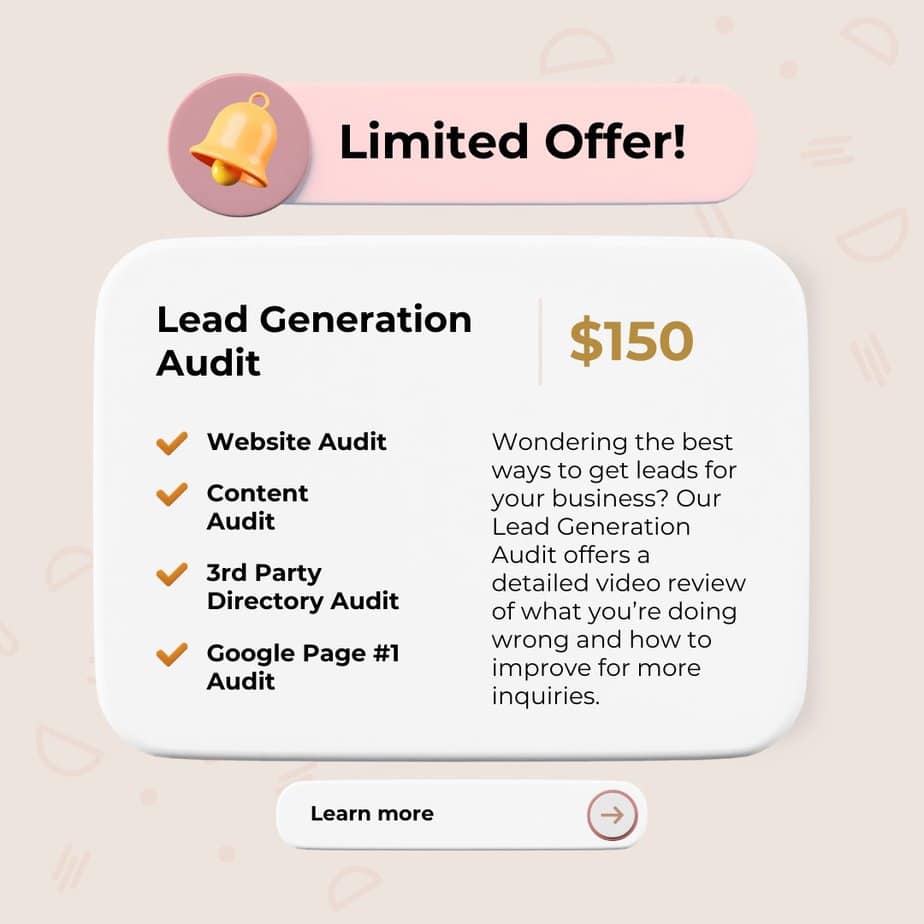 lead generation audit